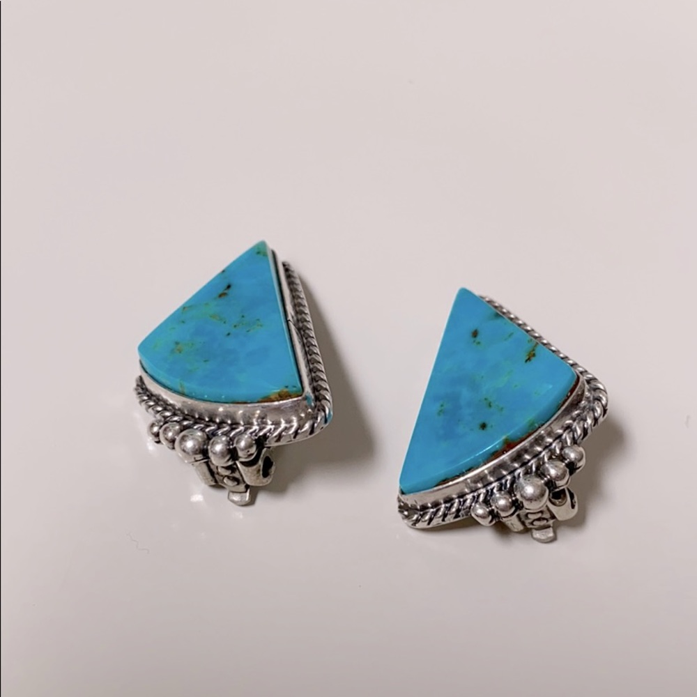 A. Cadman Turquoise Earrings